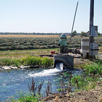 Irrigation Area and Open Channel in Arid Land (e.g., GAP Region of Turkey)